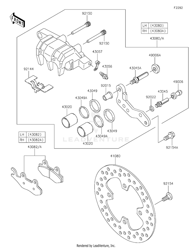 Front Brake Schematic
