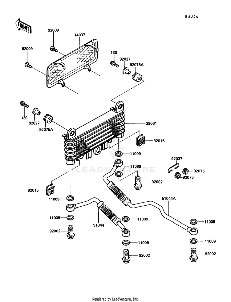 Oil Cooler Schematic