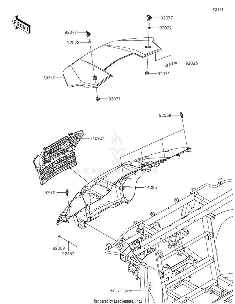 Front Fender(S) Schematic