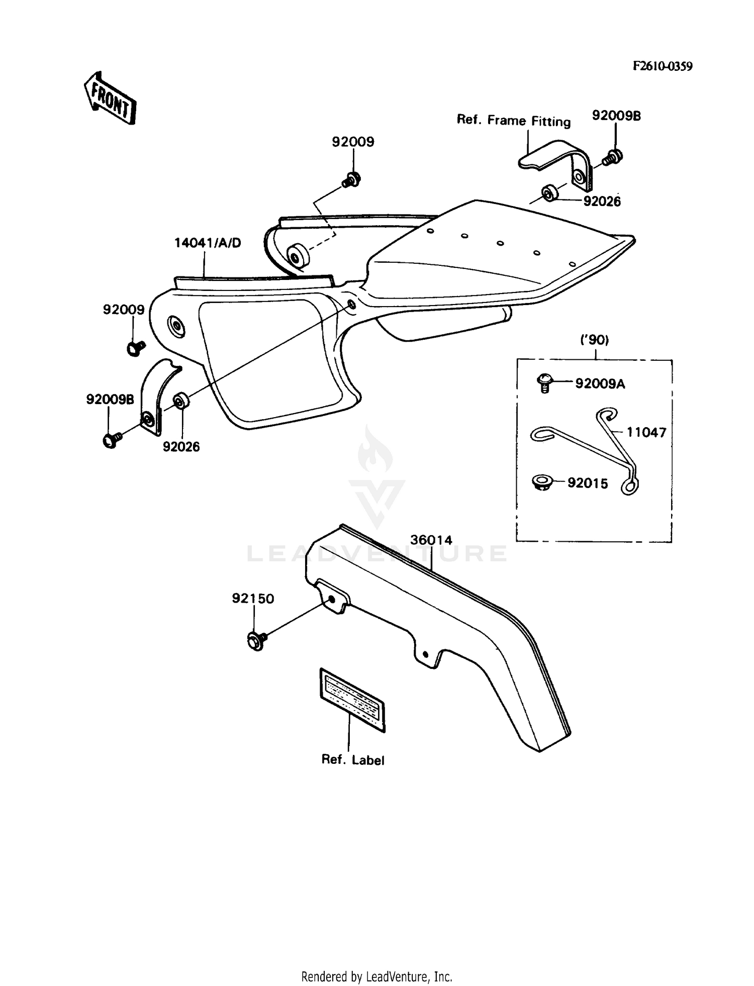 SIDE COVERS/CHAIN COVER