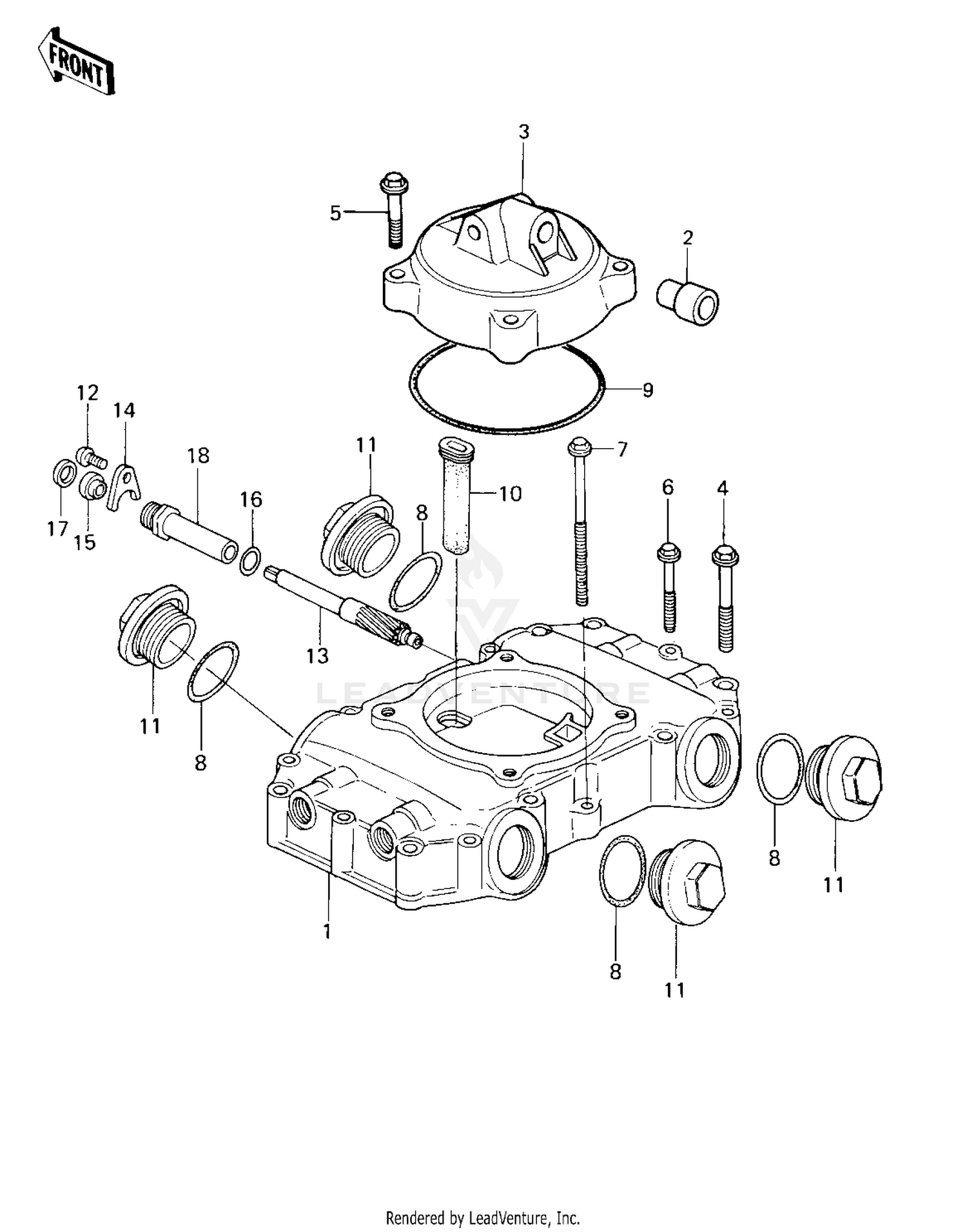 CYLINDER HEAD COVER ('80 B1)