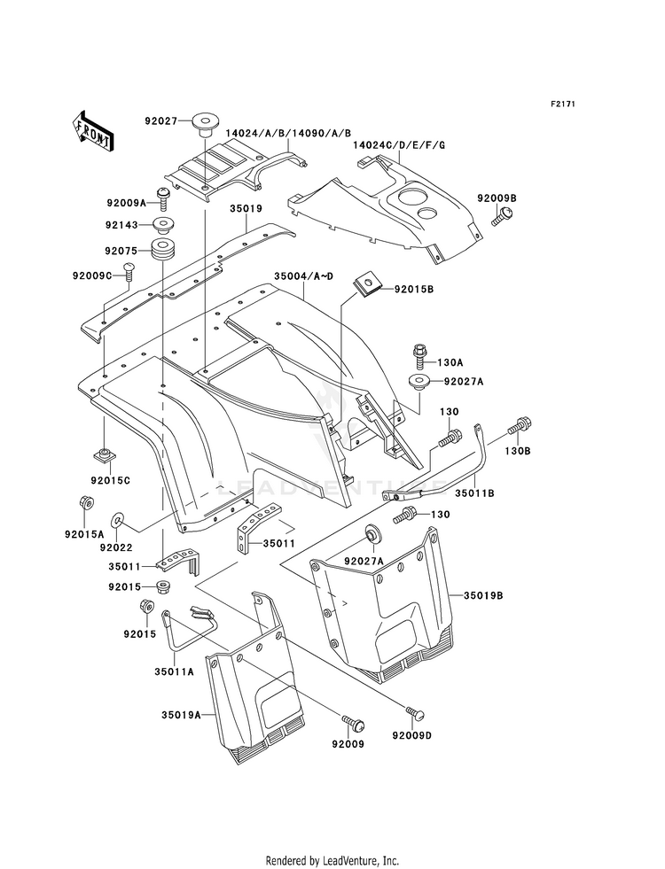 Front Fender(S) Schematic