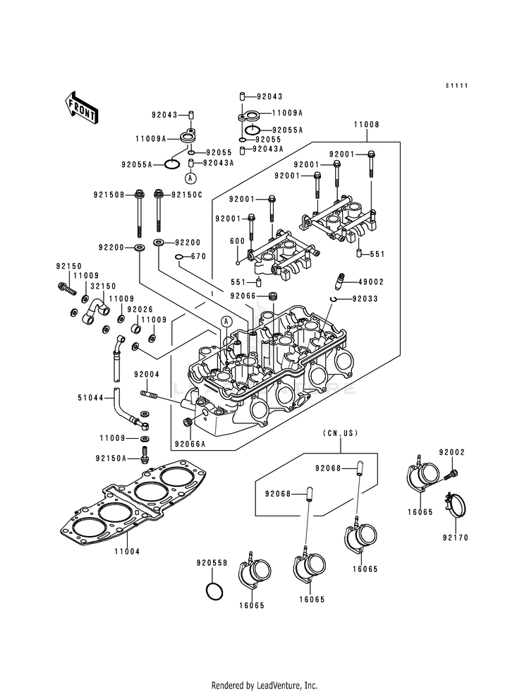 Cylinder Head Schematic