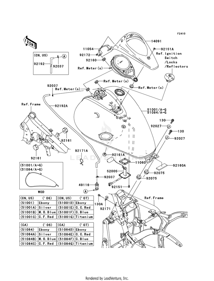Fuel Tank (B6f/B7f) Schematic