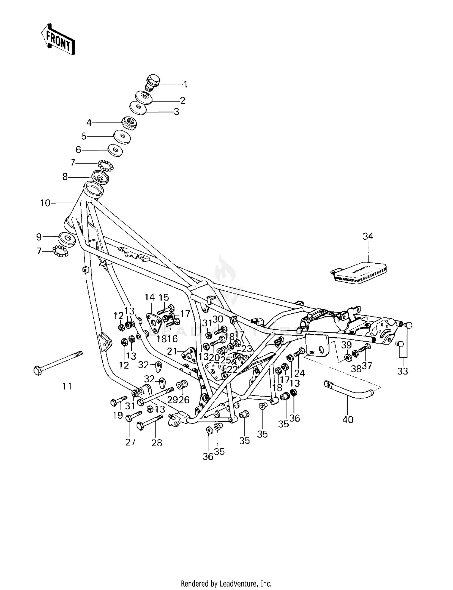 FRAME/FRAME FITTINGS ('80 D3)