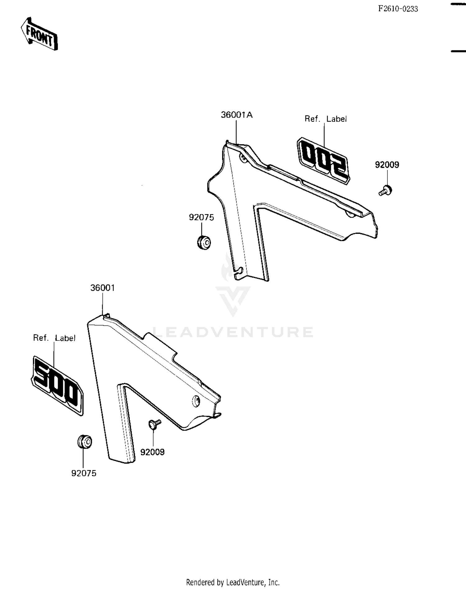 SIDE COVERS ('84 A2)