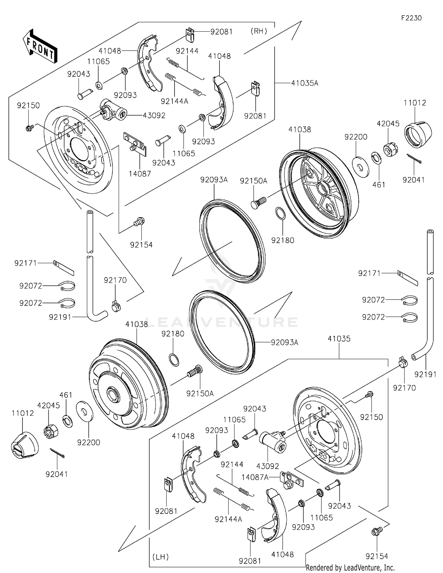 Front Hubs/Brakes