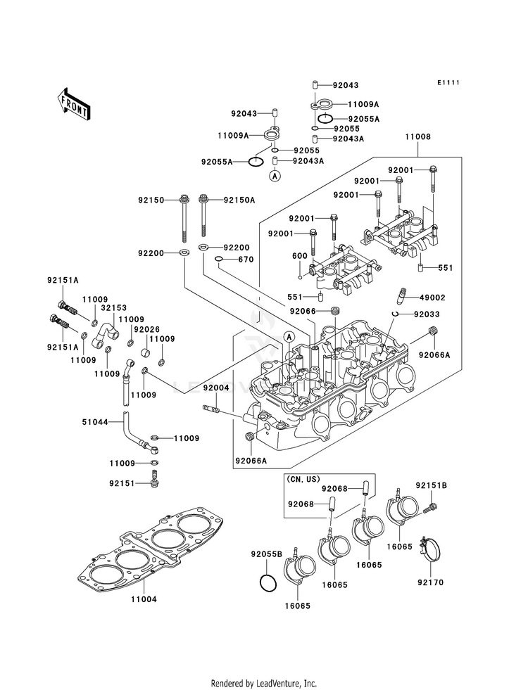 Cylinder Head Schematic