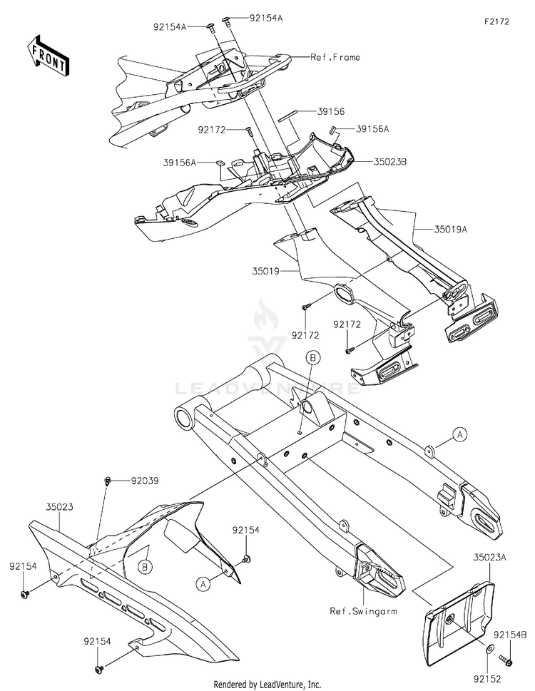Rear Fender(S) Schematic