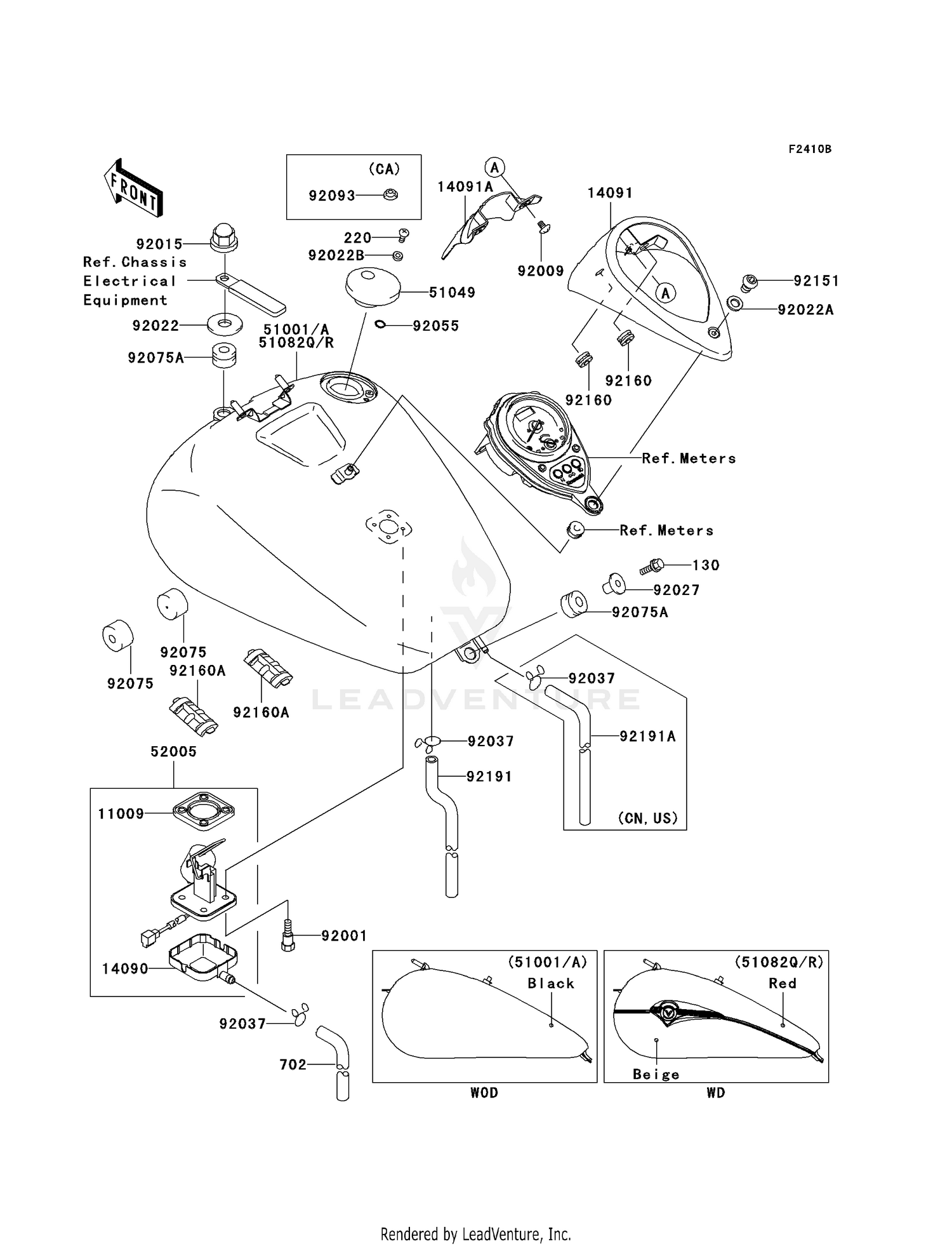 FUEL TANK (VN1500-L4)