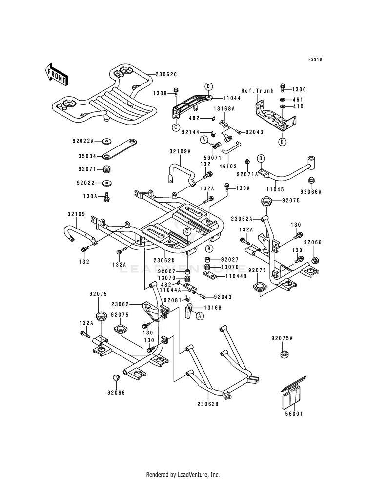 Accessory (Trunk Bracket) Schematic