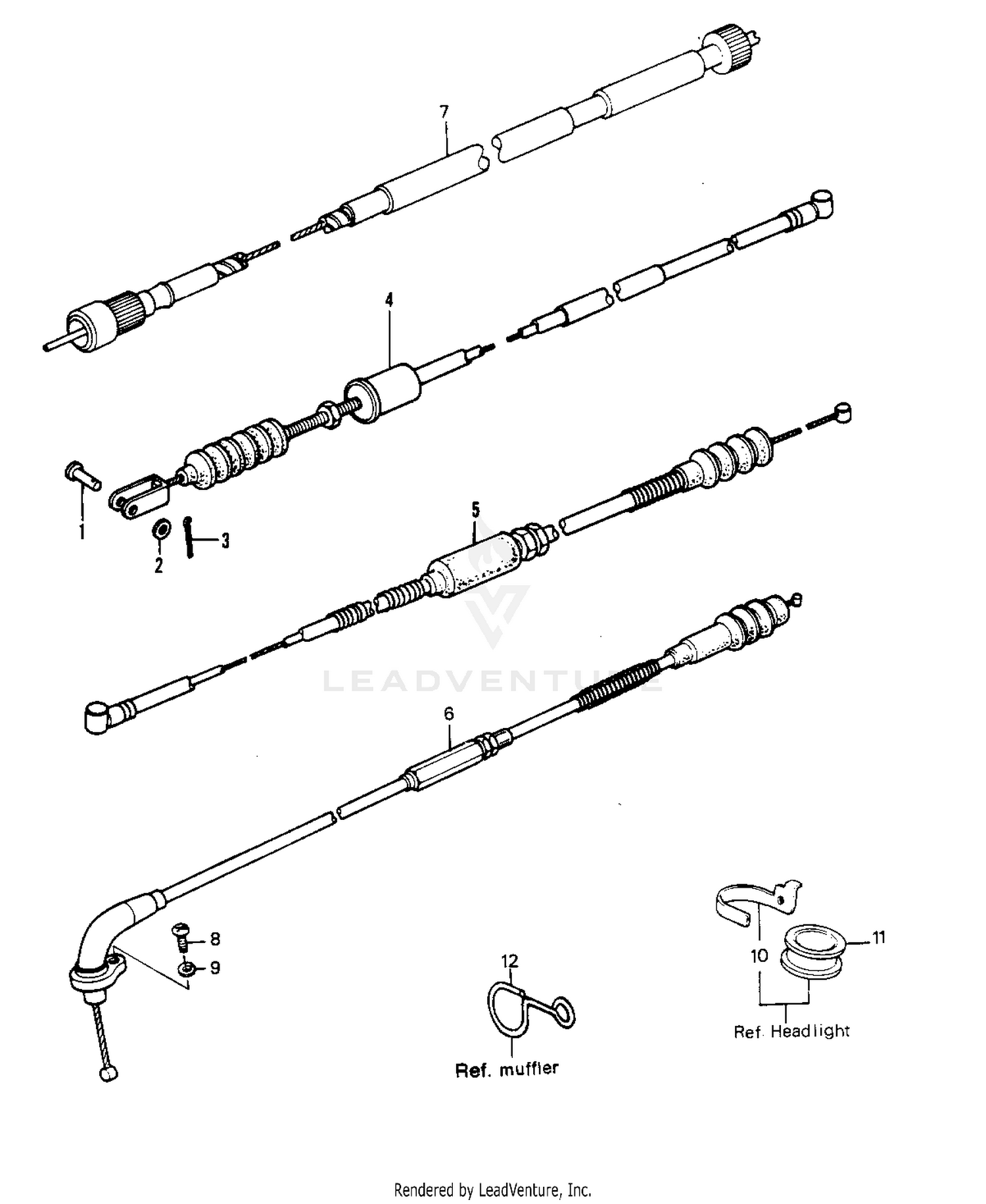 CABLES ('81KDX250-B1)