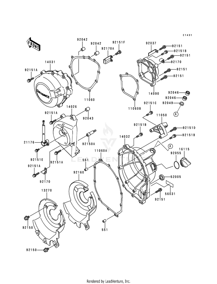 Engine Cover(S) Schematic
