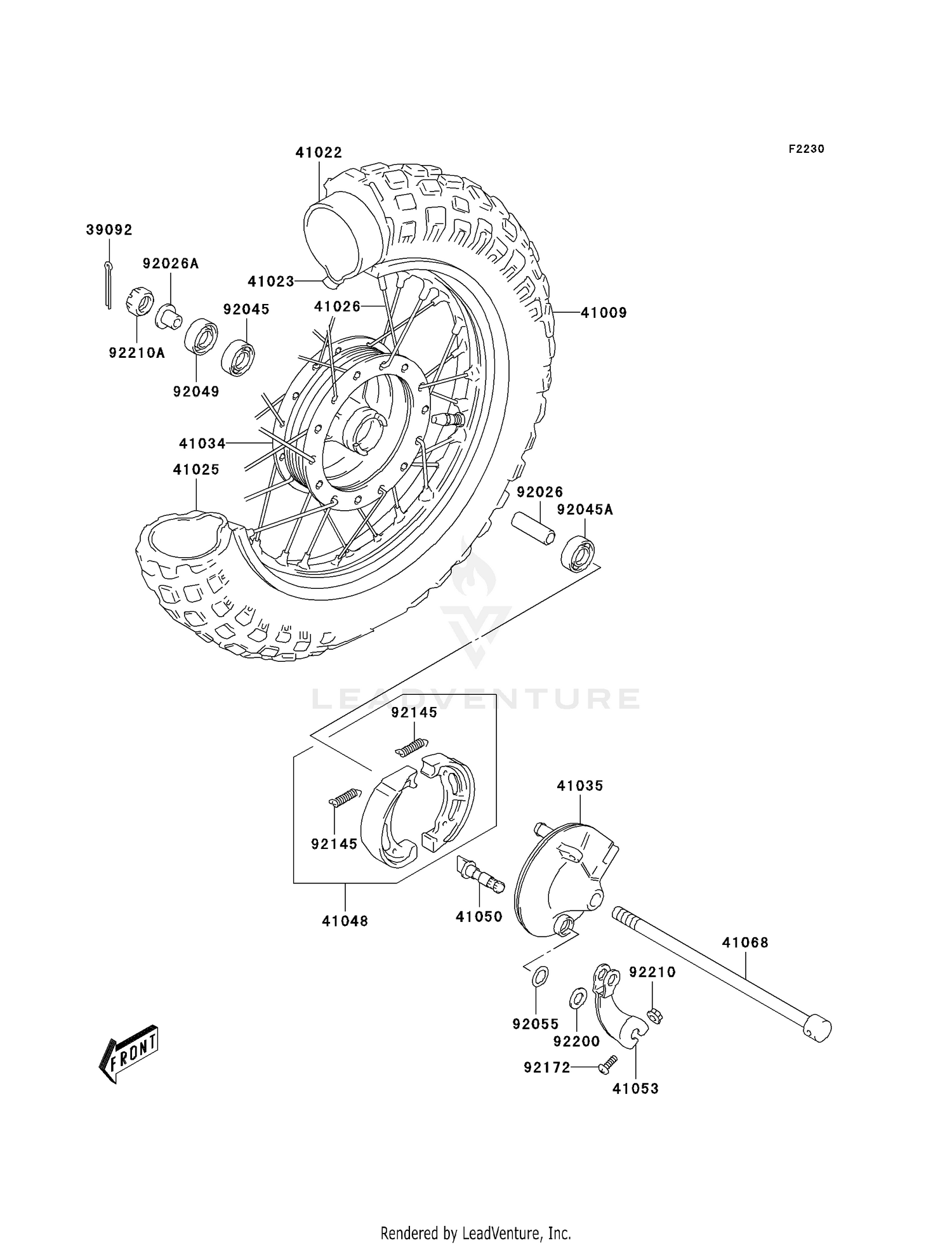 FRONT HUB