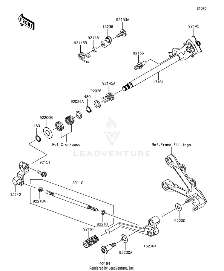 Gear Change Mechanism Schematic
