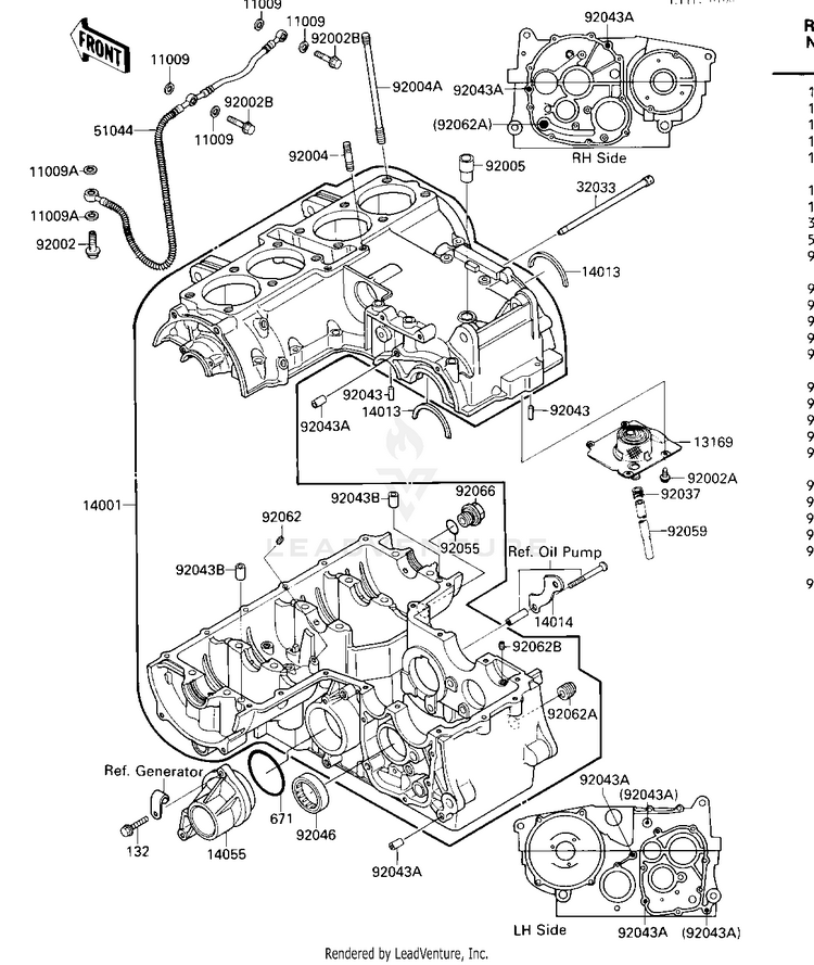 Crankcase Schematic