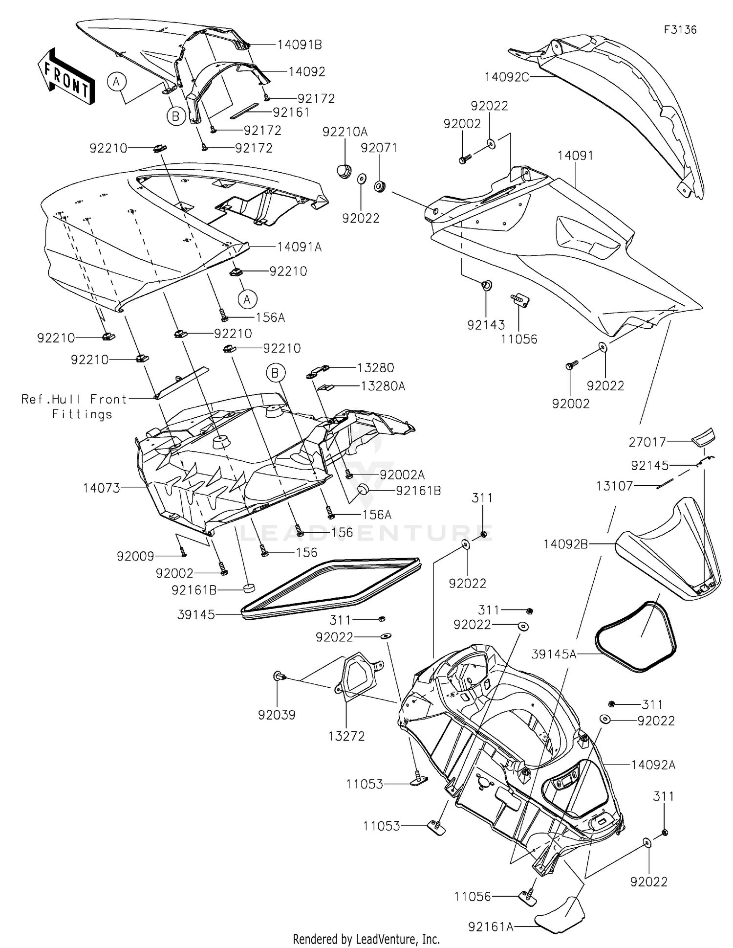 Hull Middle Fittings