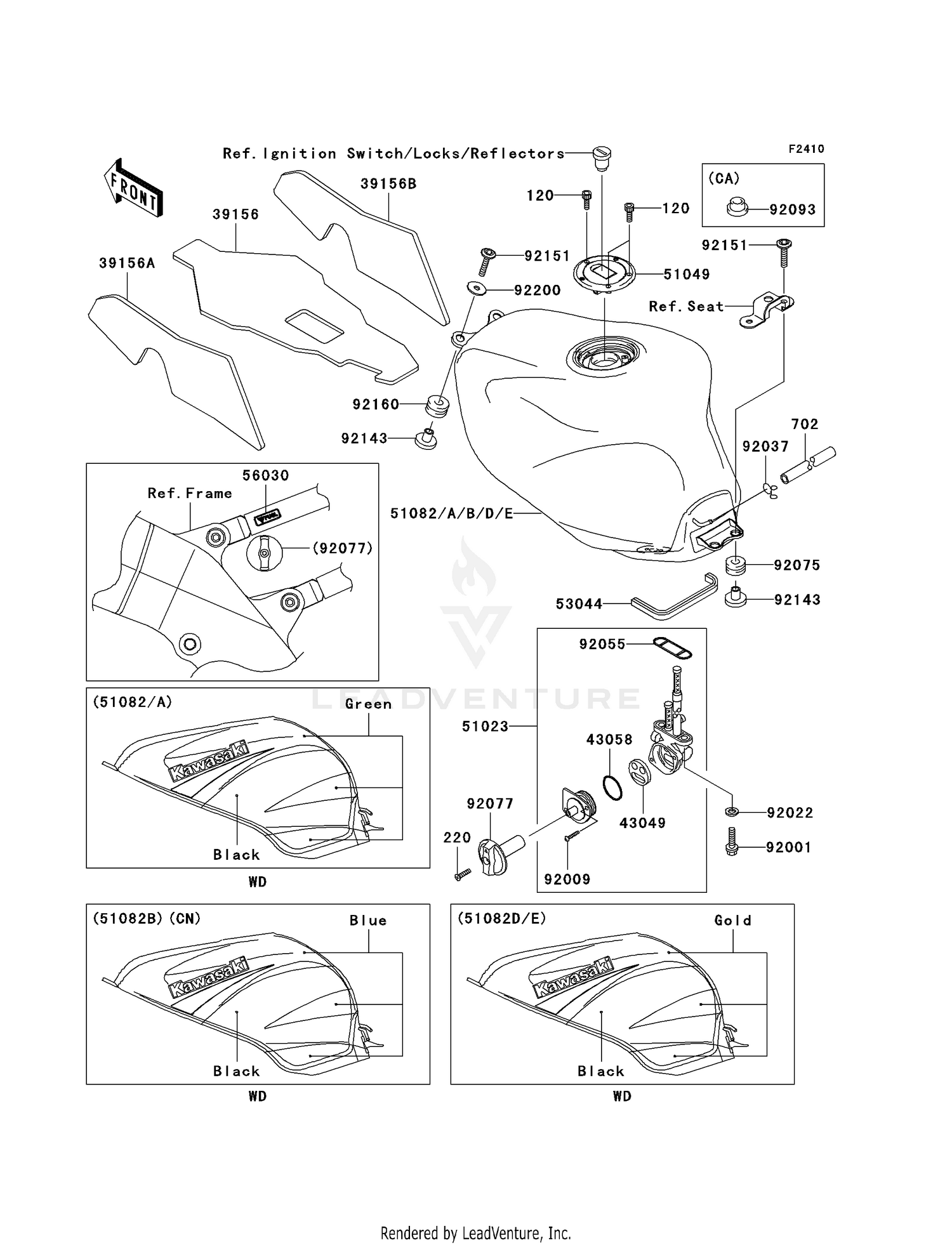 FUEL TANK (ZX900-F1)