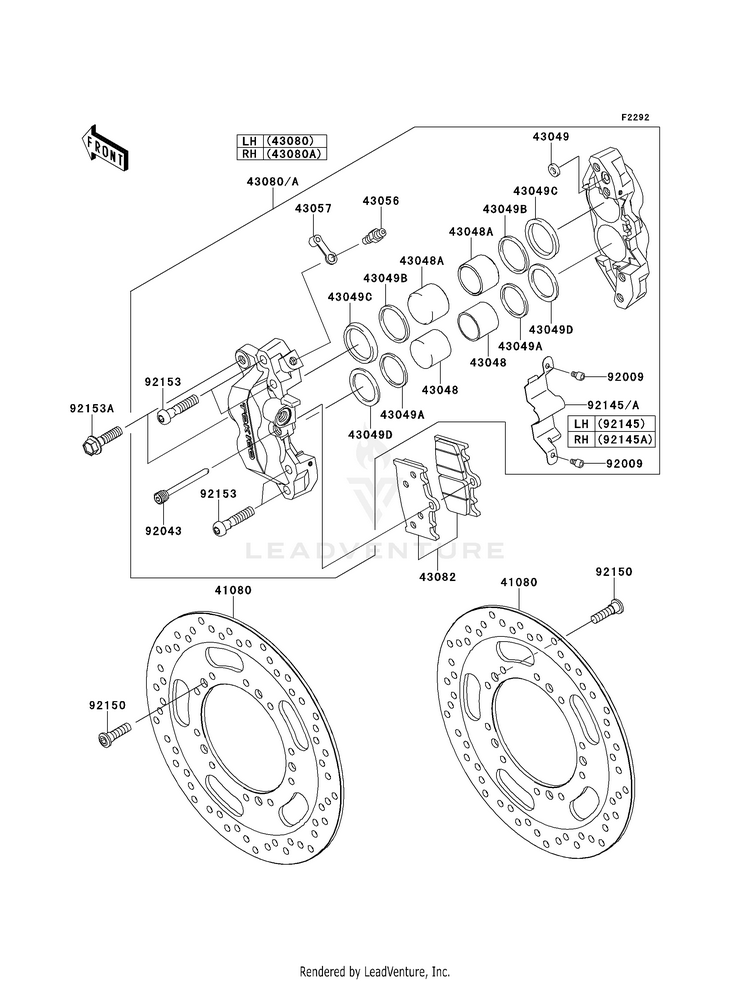 Front Brake Schematic