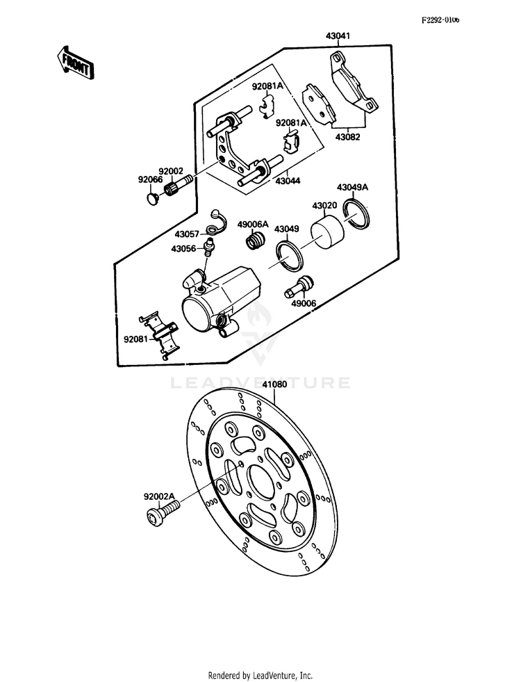 Front Brake Schematic