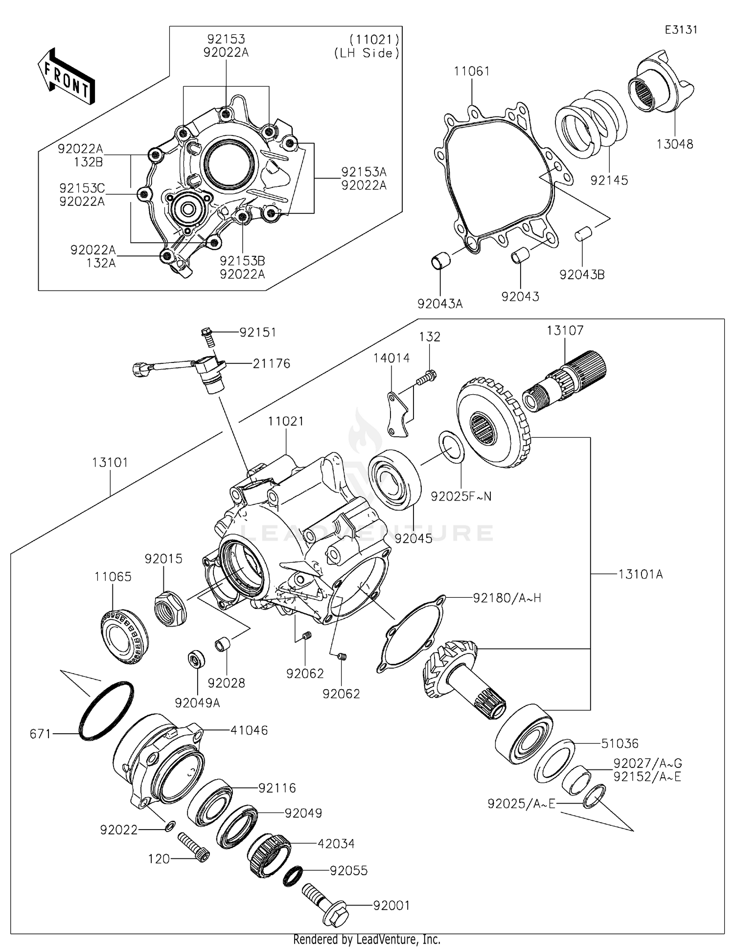 Front Bevel Gear