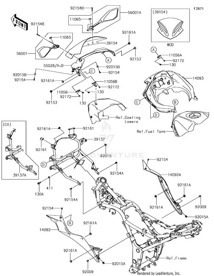 Cowling(Bgf-Bhfa) Schematic