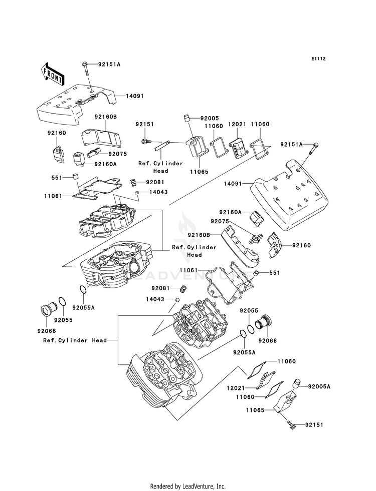 Cylinder Head Cover Schematic
