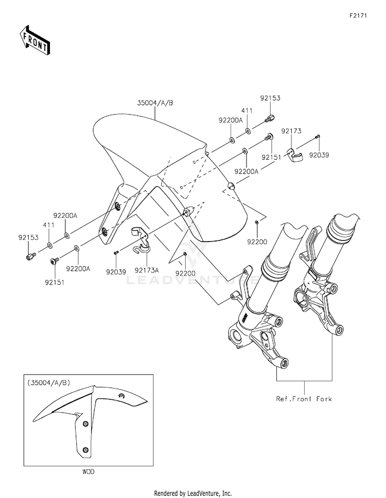 Front Fender(S) Schematic