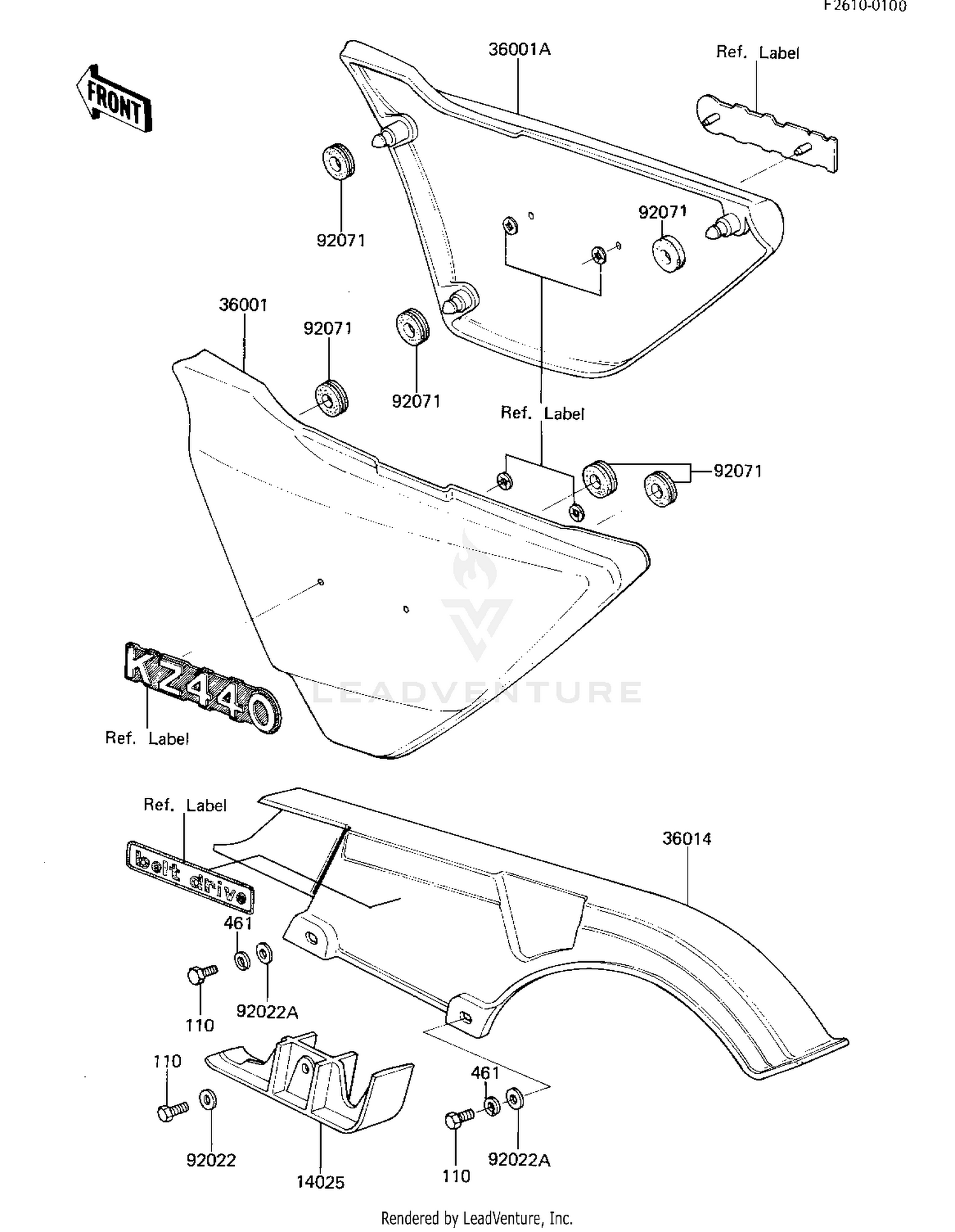 SIDE COVERS/BELT COVER