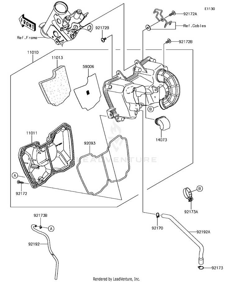 2018 Kawasaki Z125 PRO KRT OEM Parts