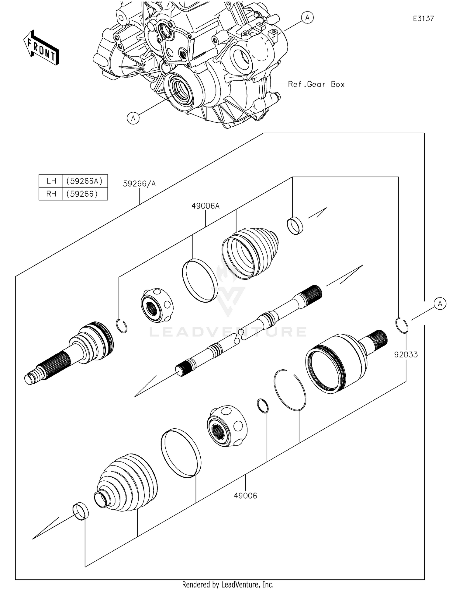 Drive Shaft-Rear