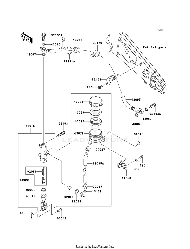 Rear Master Cylinder Schematic