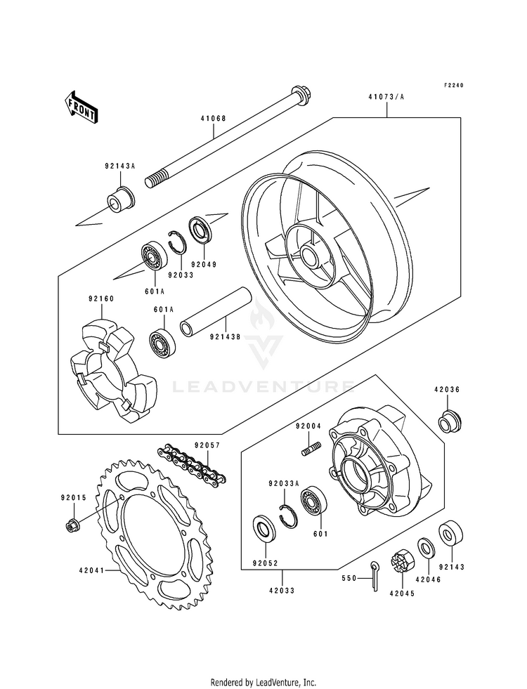 Rear Hub Schematic