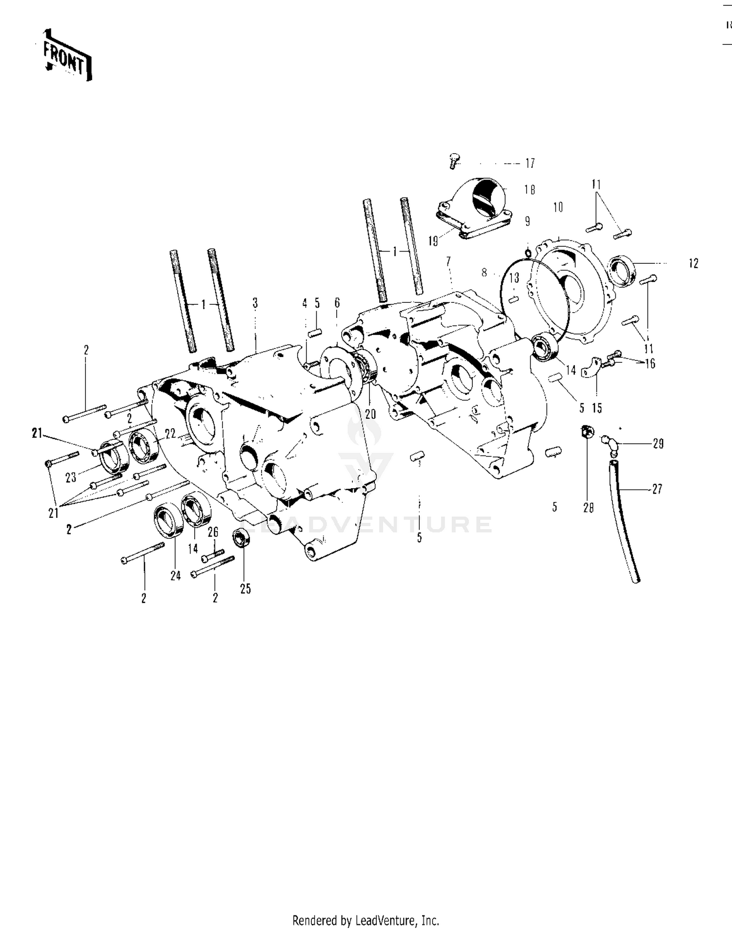CRANKCASE ('71 F81M)