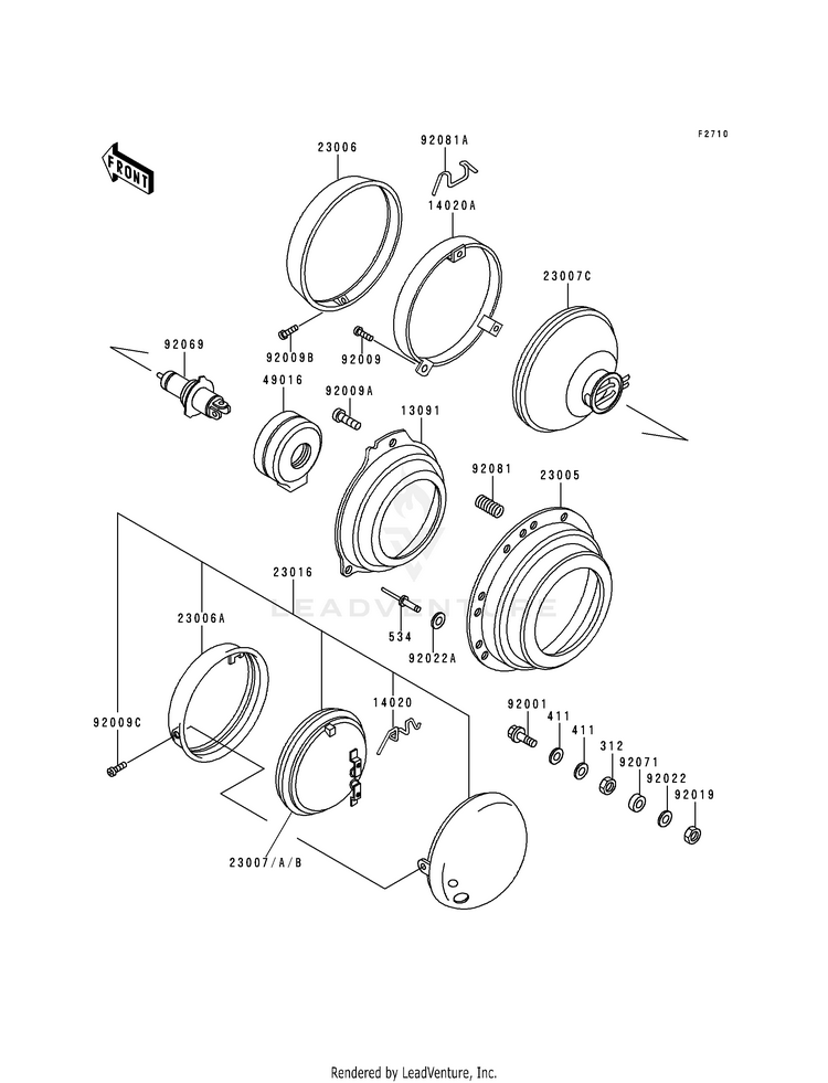 Headlight(S) Schematic