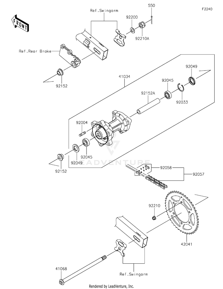 Rear Hub Schematic