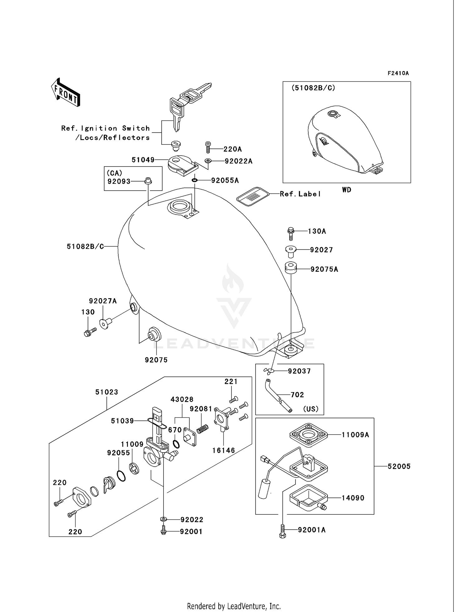 FUEL TANK (VN750-A19)