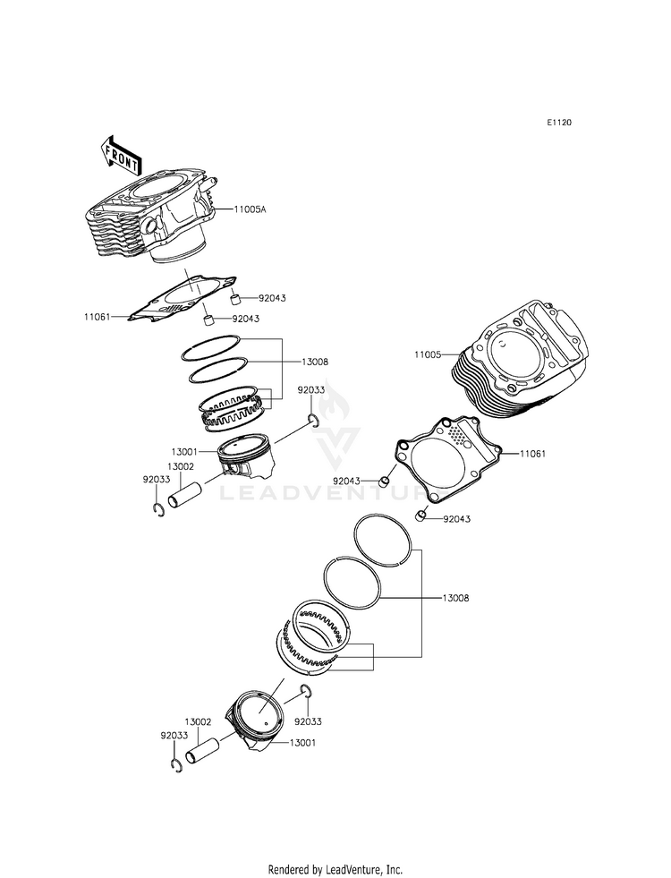 Cylinder/Piston(S) Schematic