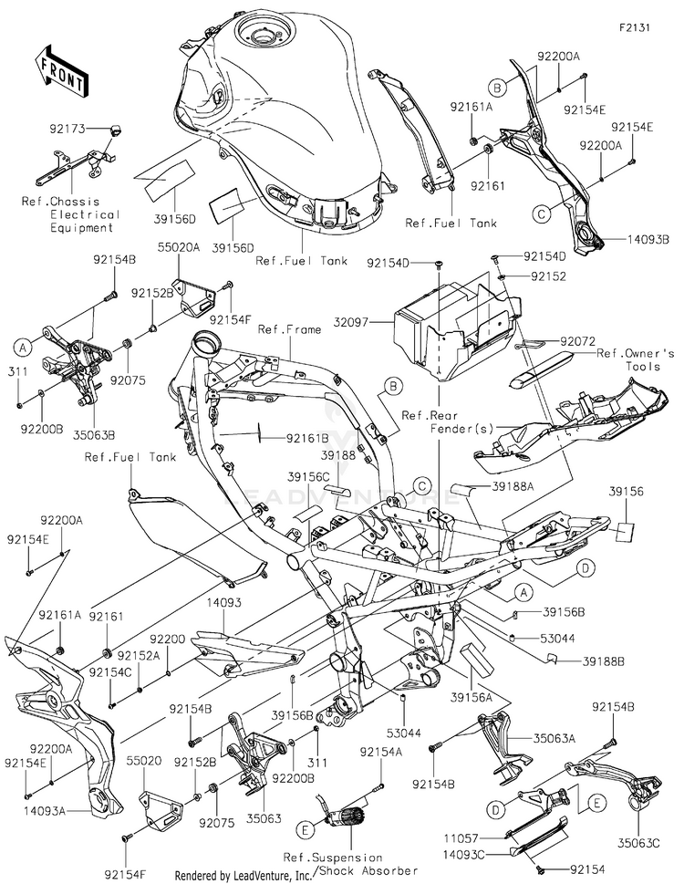 Frame Fittings Schematic