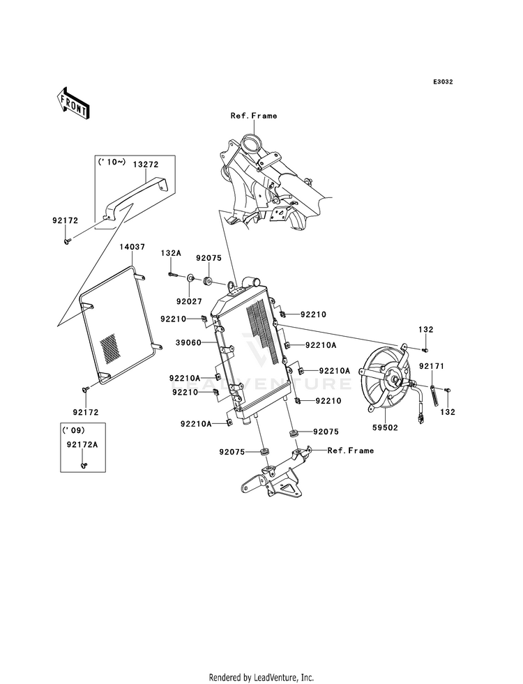 Radiator (A9f-Abf) Schematic