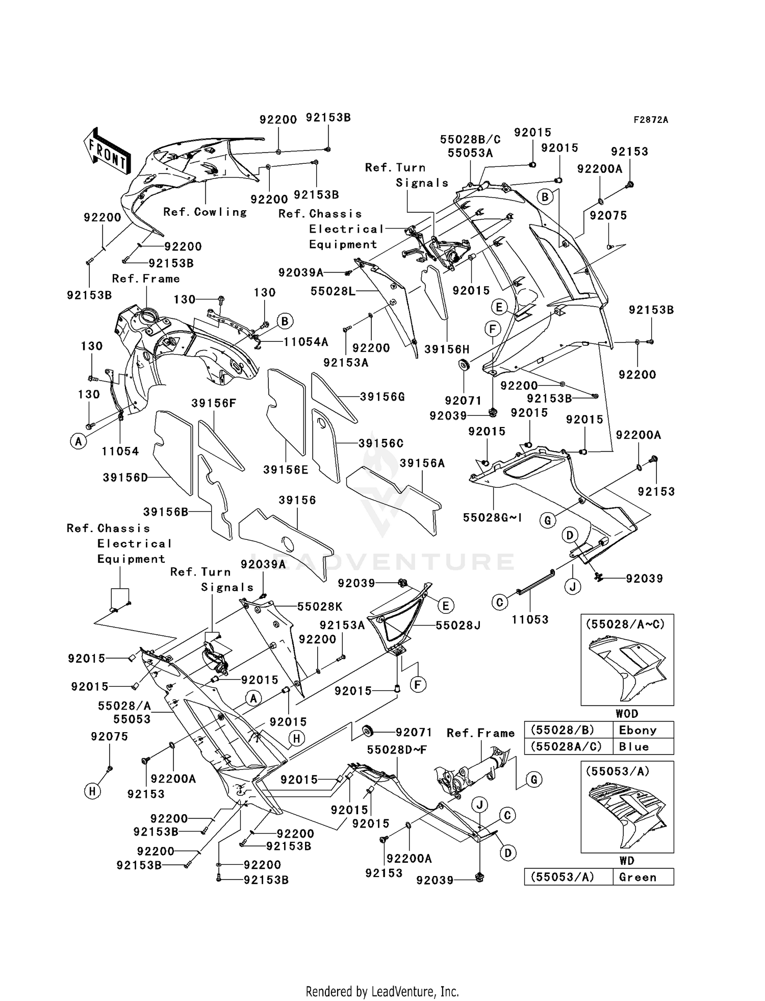 COWLING LOWERS (P8F)