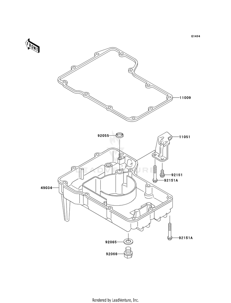 Oil Pan Schematic
