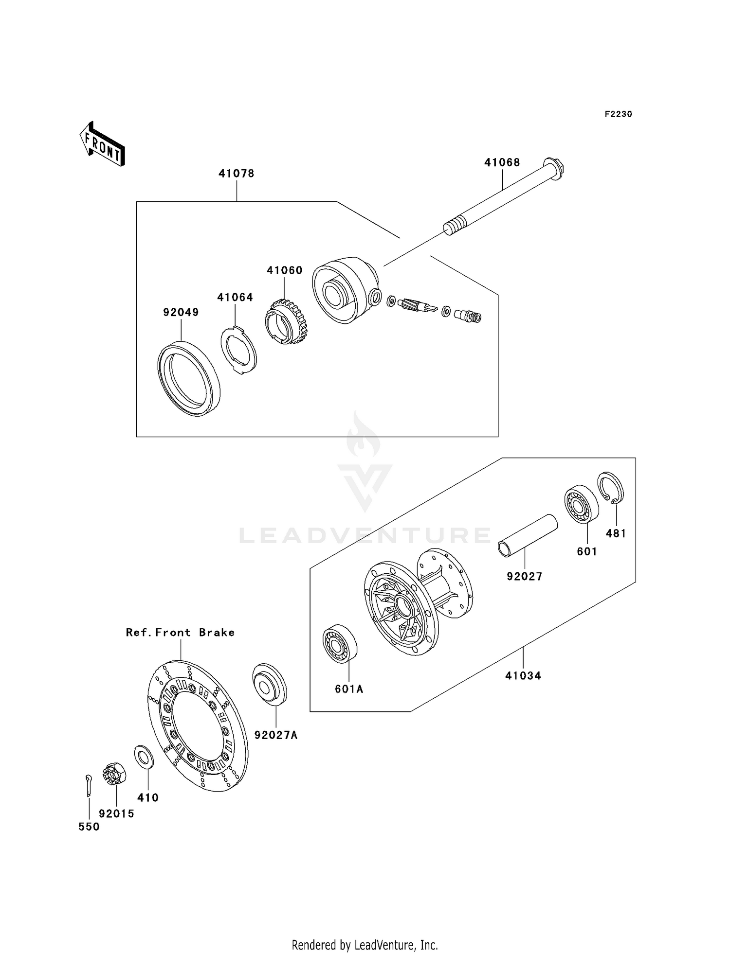 FRONT HUB