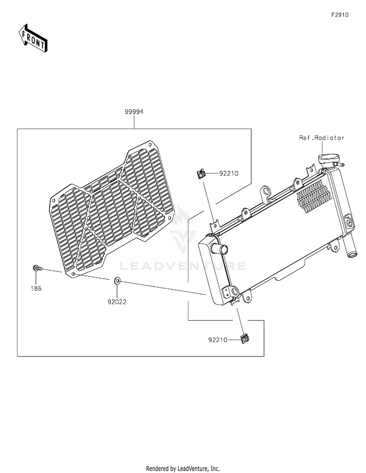 Accessory(Radiator Screen) Schematic