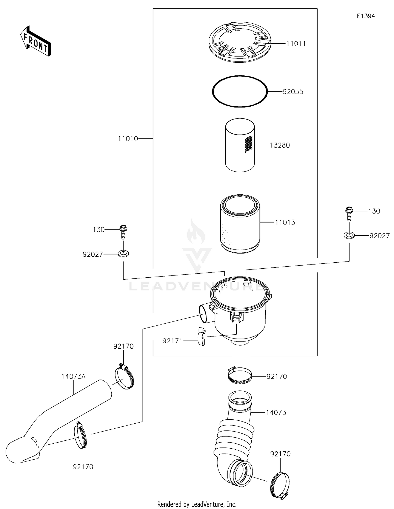 Air Cleaner-Belt Converter
