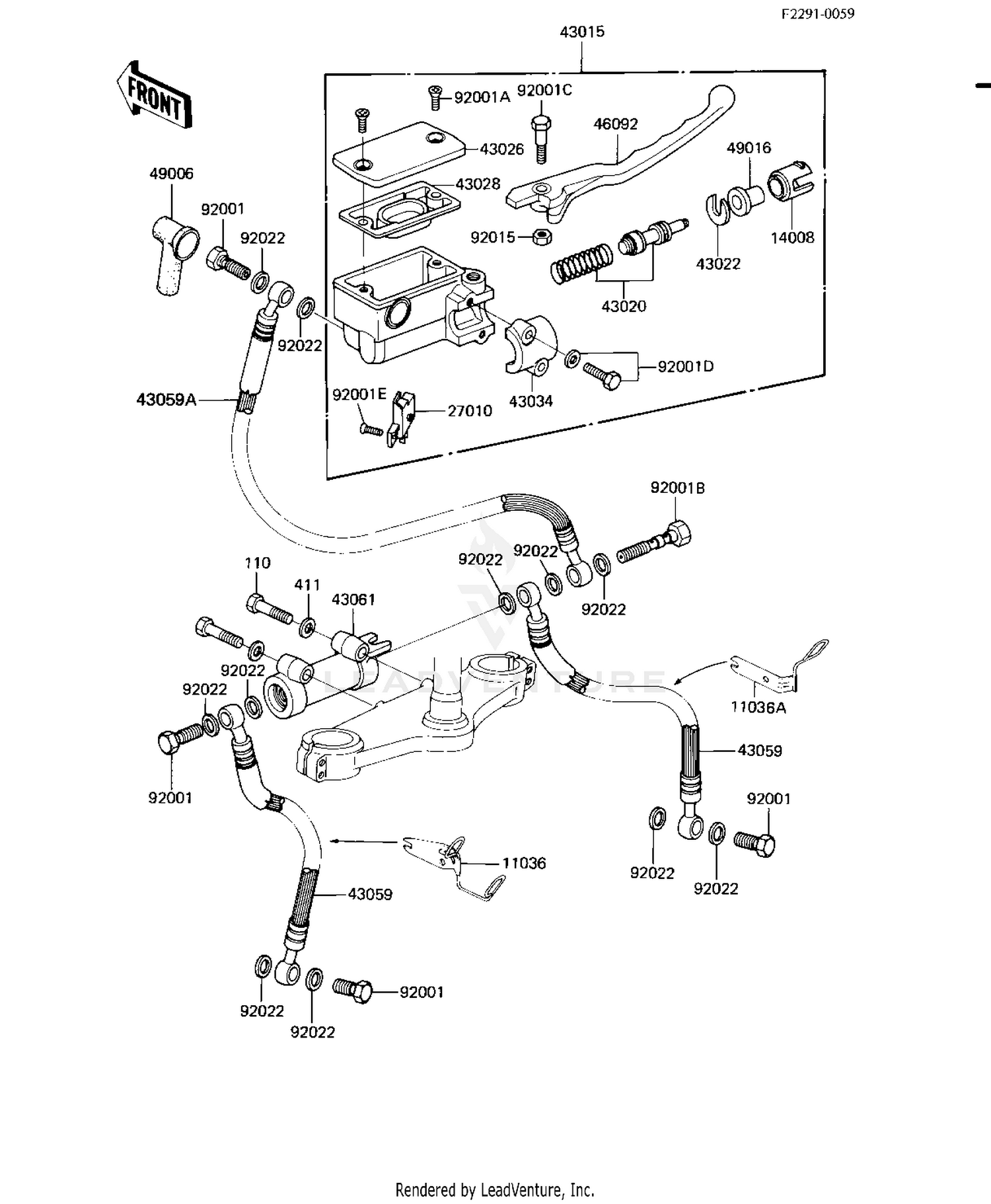 FRONT MASTER CYLINDER