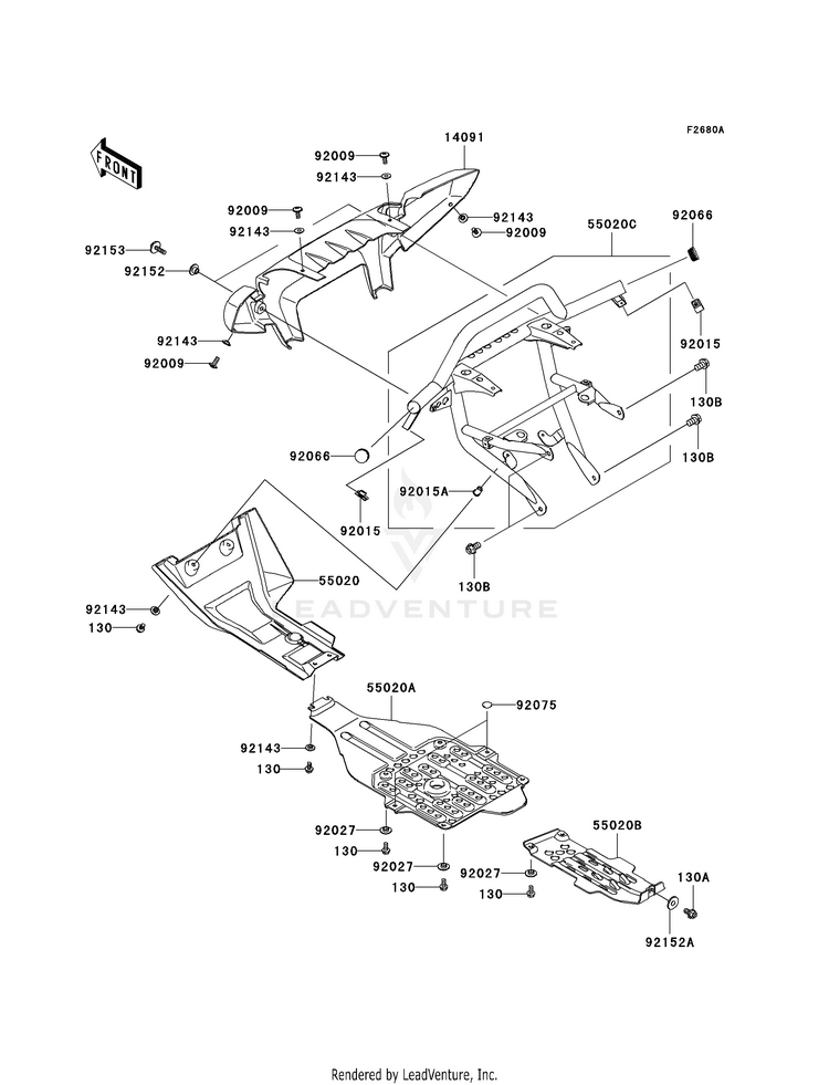 Guard(S)(A7f) KVF750A7F Brute Force 750 4x4i (2007) Schematic