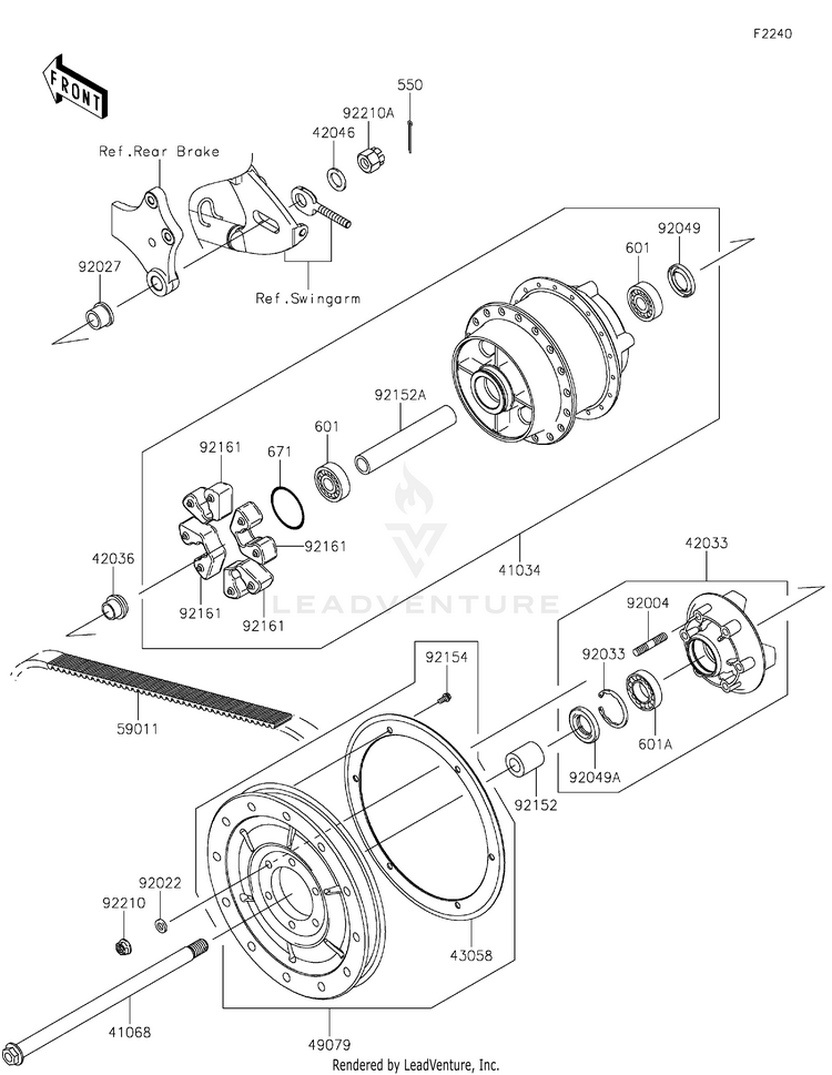Rear Wheel/Chain Schematic