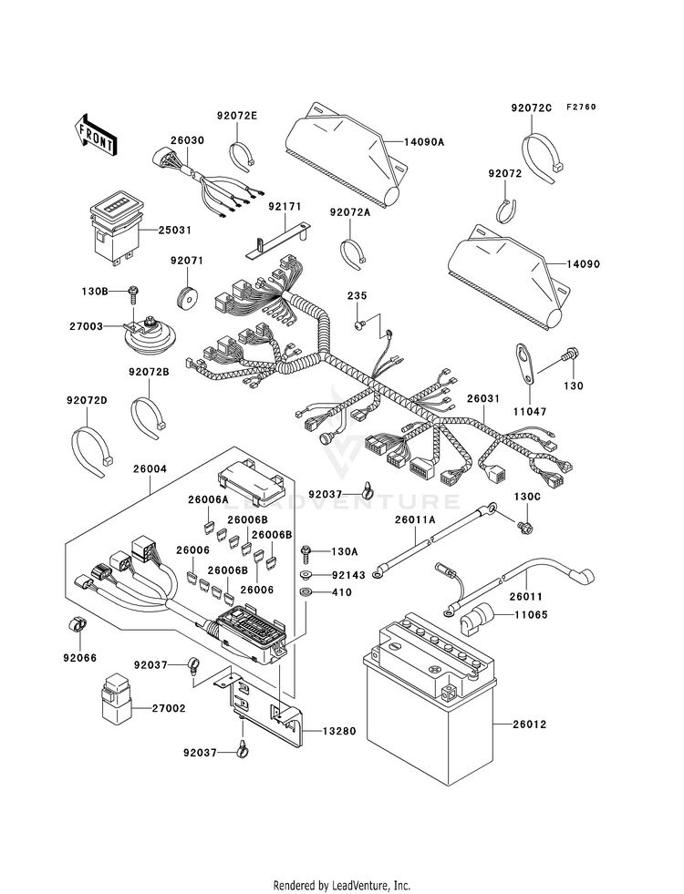 Chassis Electrical Equipment (K6f) Schematic