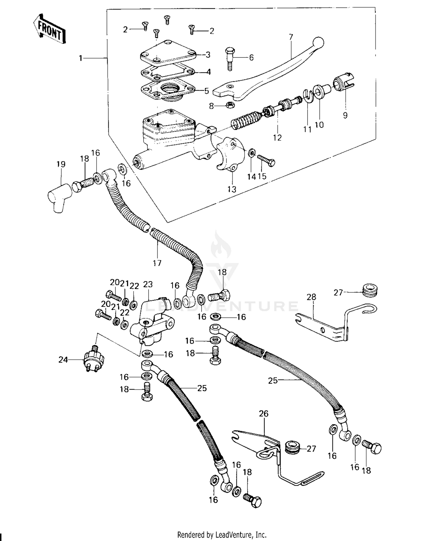 FRONT MASTER CYLINDER